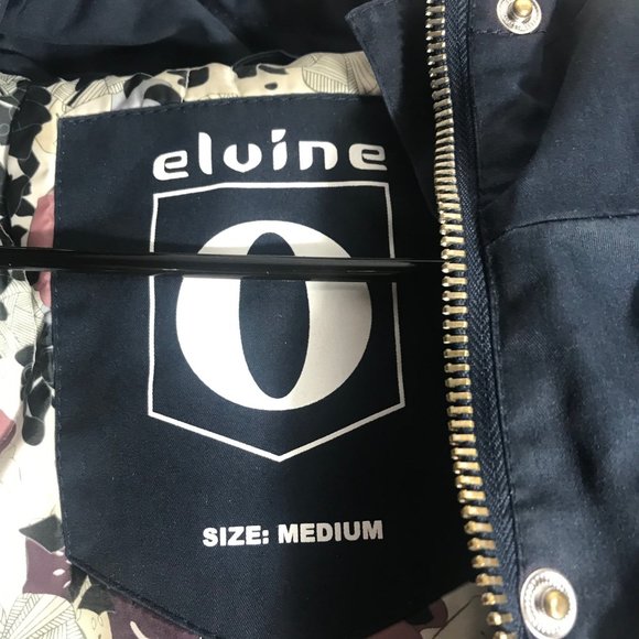 Elvine Kate long jacket parka warm medium navy blue - Picture 2 of 10